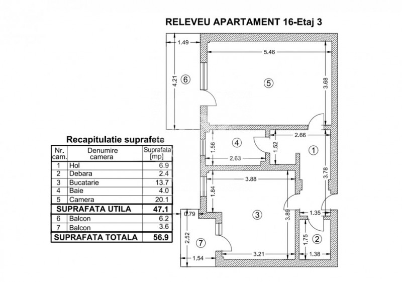 Apartament 2 camere + curte proprie - Oras Voluntari - Popasului 