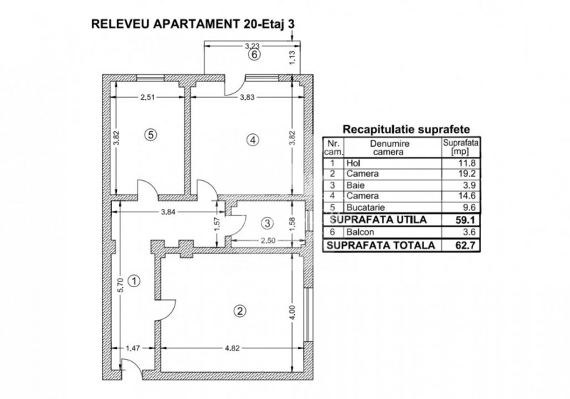 Apartament 2 camere + curte proprie - Oras Voluntari - Popasului 