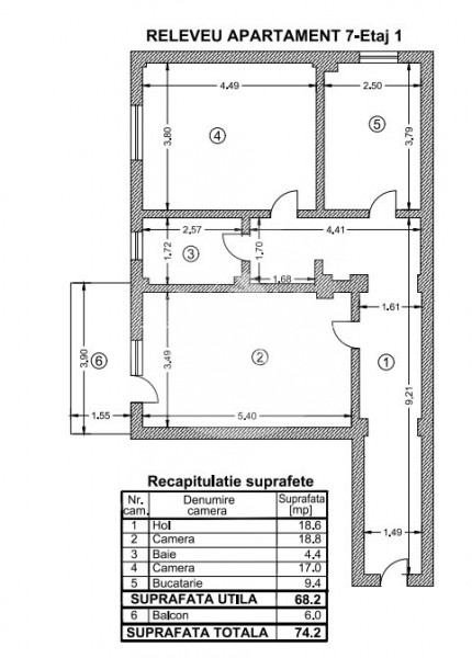 Apartament 2 camere + curte proprie - Oras Voluntari - Popasului 