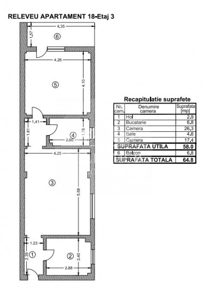 Apartament 2 camere + curte proprie - Oras Voluntari - Popasului 