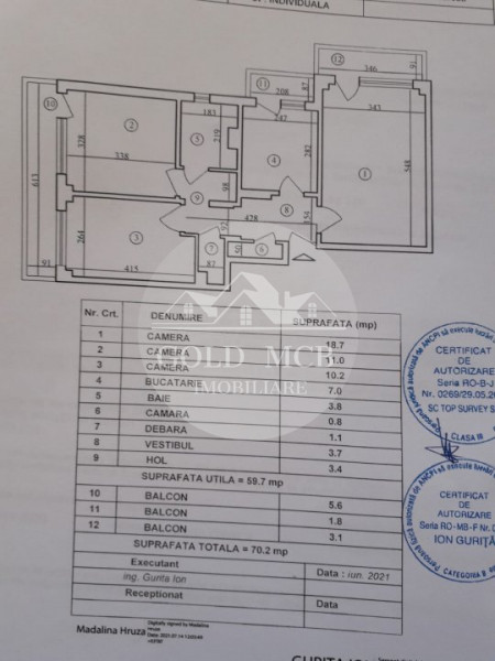 Apartament 3 camere  cu 3 balcoane Colentina - Doamna Ghica