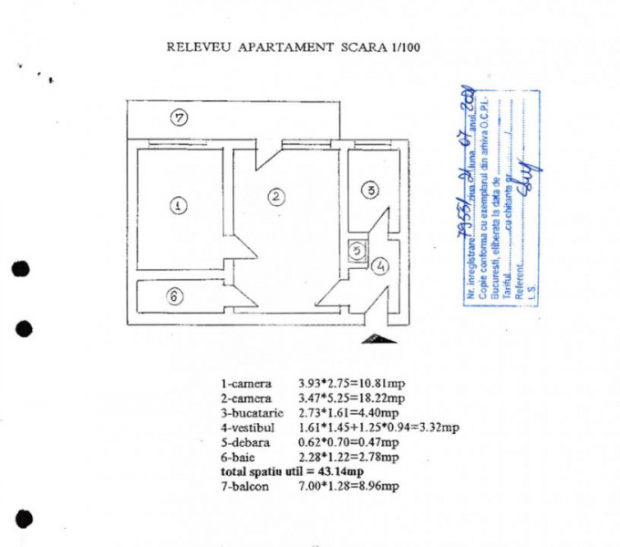 Apartament 2 camere Prima inchiriere - Metrou Gara de Nord - Calea Grivitei