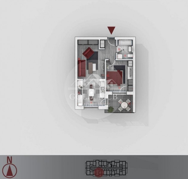 Apartament 2 camere - Bloc Nou - Theodor Pallady