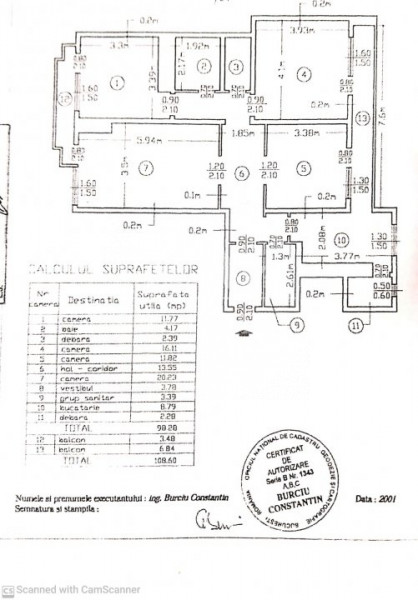 4 camere Bulevardul Unirii-Fantani