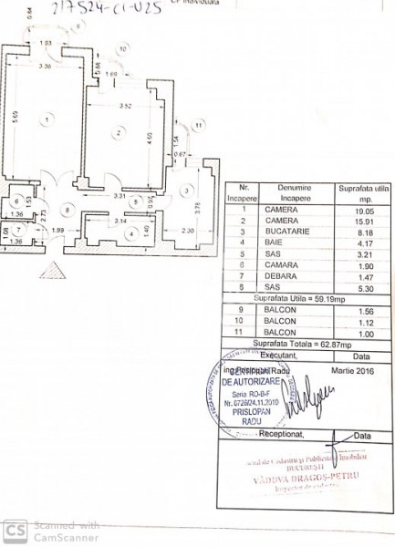 2 camere Bulevardul Unirii-Fantani