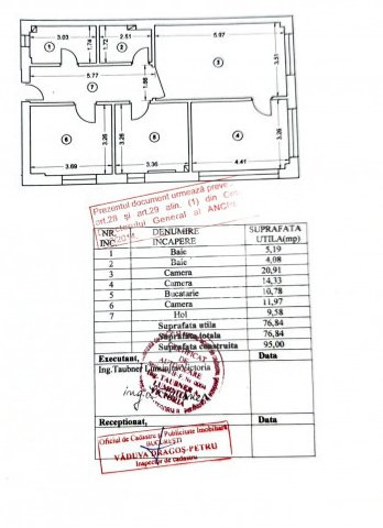 Apartament 3 camere- Bloc Nou - Metrou Jiului