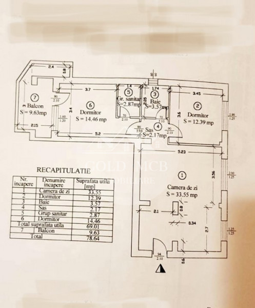 Apartament 3 camere - Calea Dorobantilor - Perla