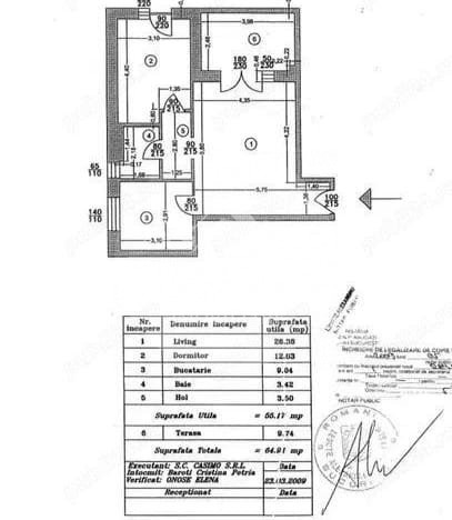 Apartament cu 2 camere, metrou Lujerului 