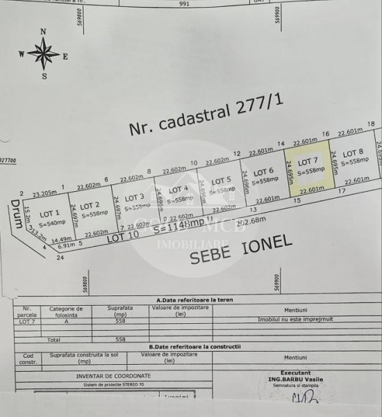 Teren Ciorogarla -central