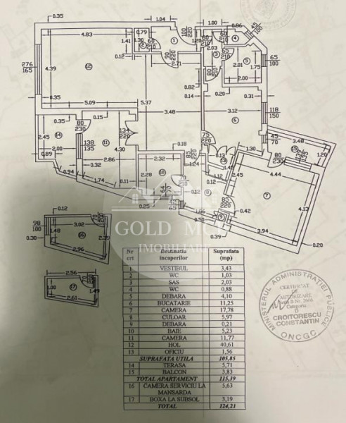 3 Camere Piata Universitatii