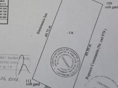 Teren 1000 mp intravilan Tartasesti