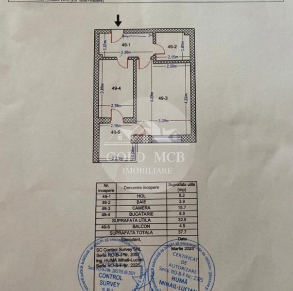 Spatiu decomandat- birou- Imobil nou - Drumul Binelui - Loc de parcare